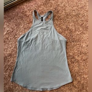 (Sold) Lululemon high neck blue tank top